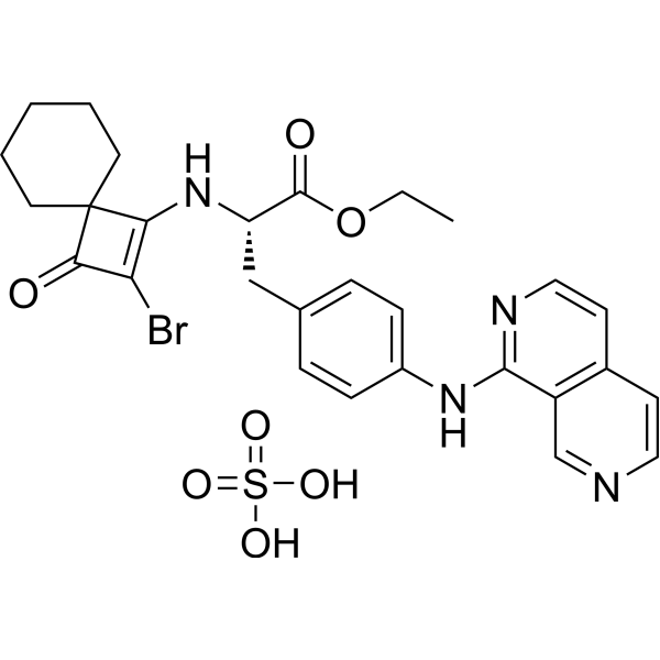 Zaurategrast ethyl ester sulfate 1214261-78-5